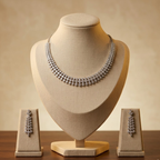 Crystal Stone Necklace Set