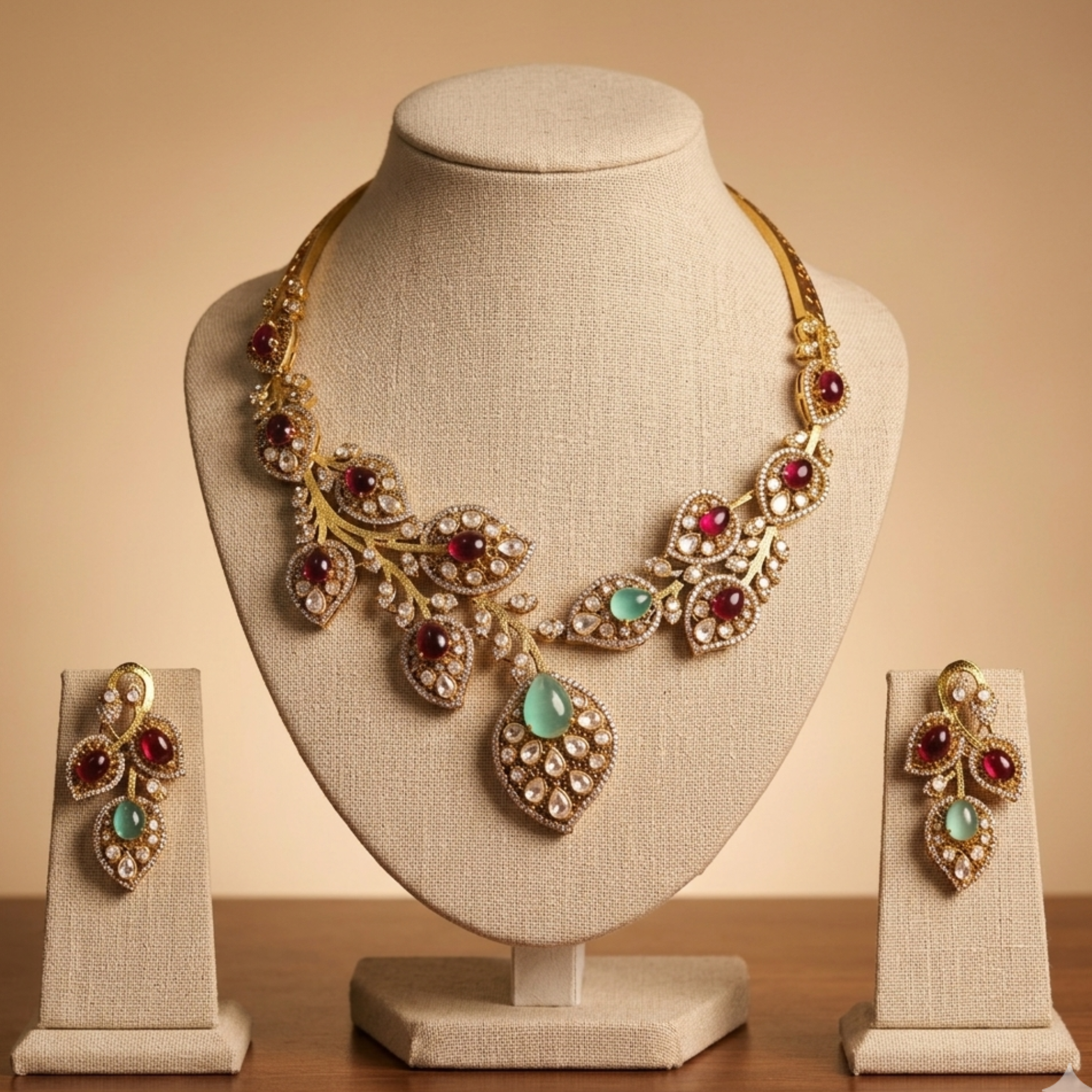 Antique Kundan Necklace Set