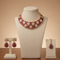 Pink Kundan Choker Set