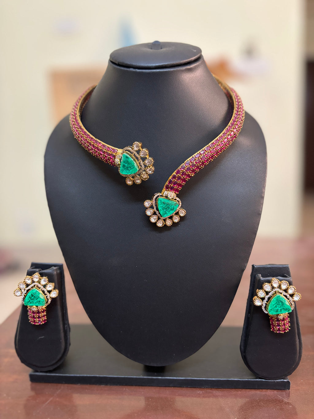 Emerald Ruby Elegance Set