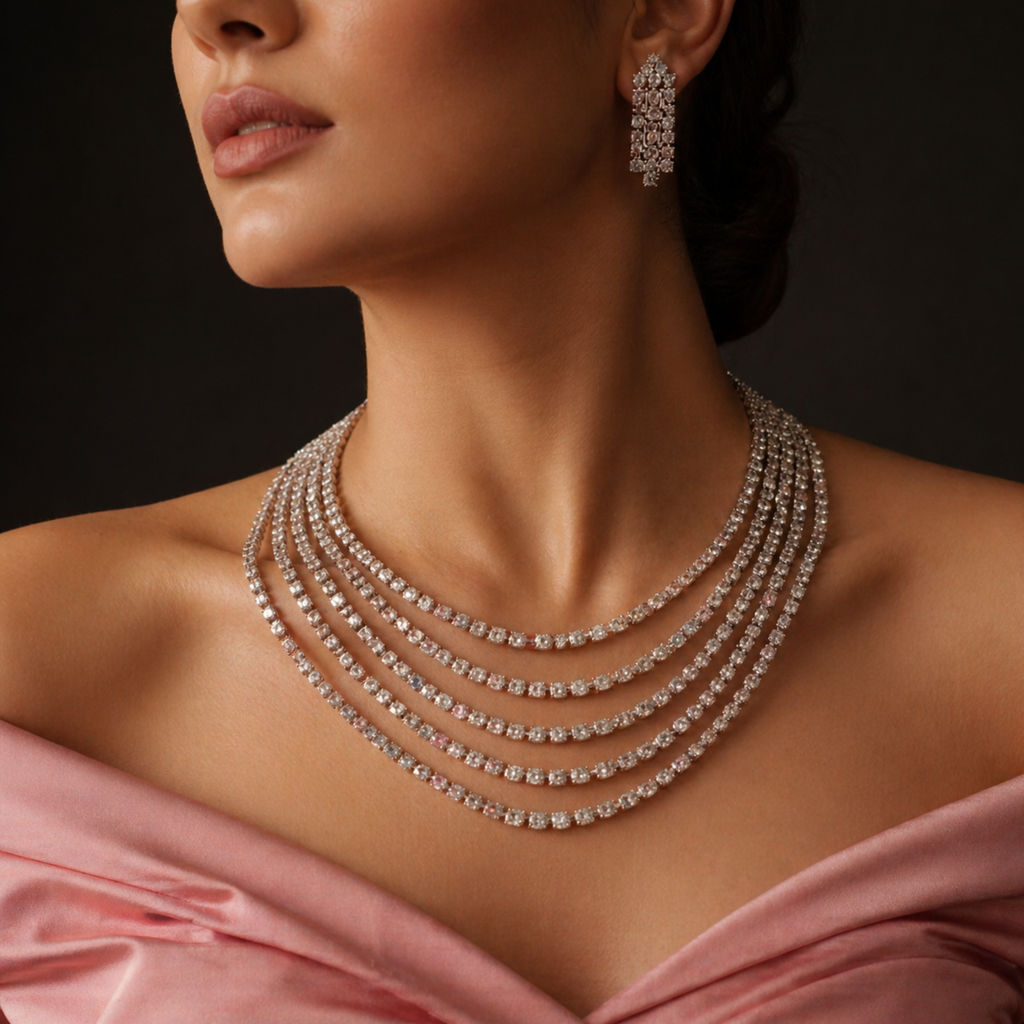 Layered Diamond Necklace