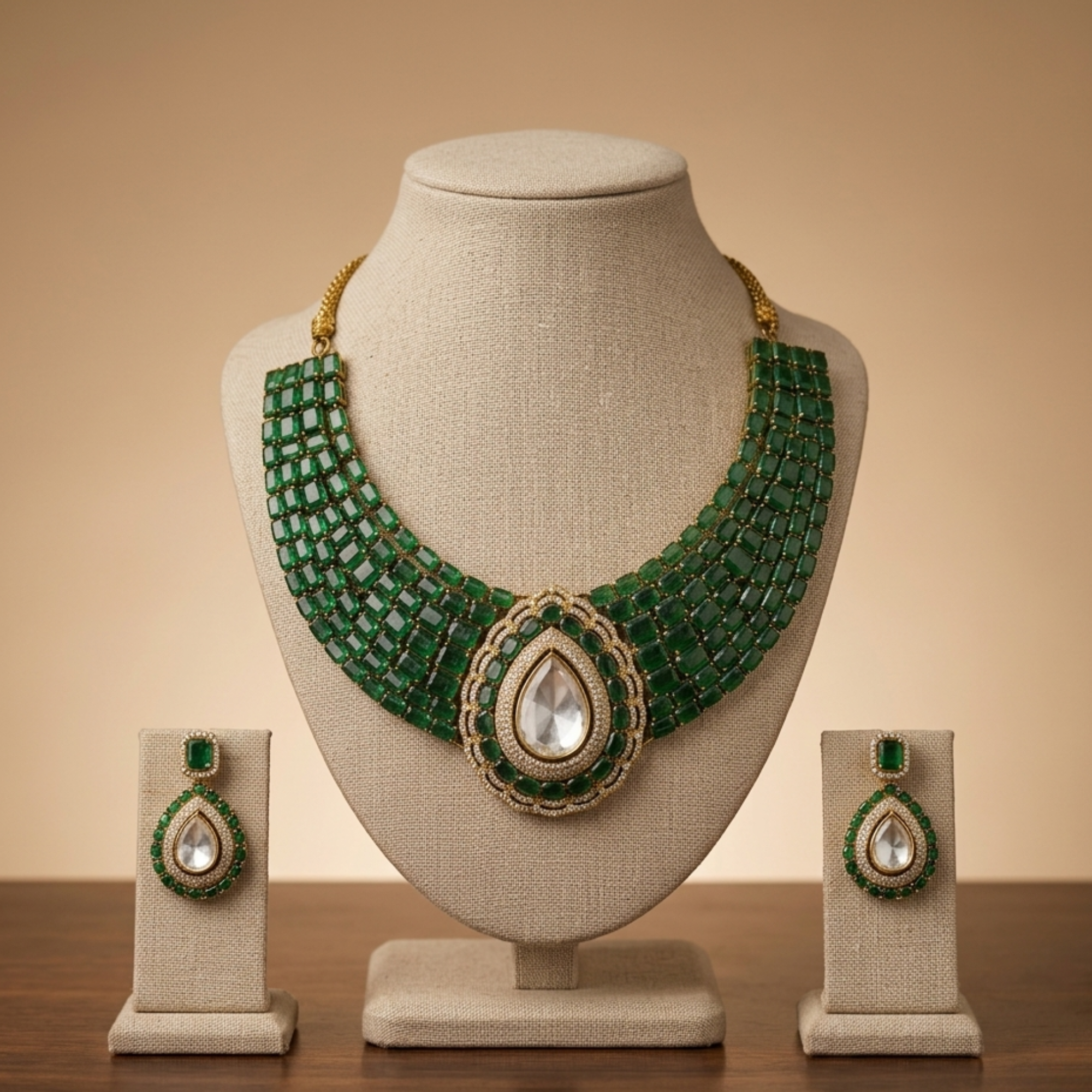 Emerald noor set