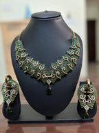 Emerald Vine Necklace Set