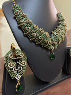 Emerald Vine Necklace Set
