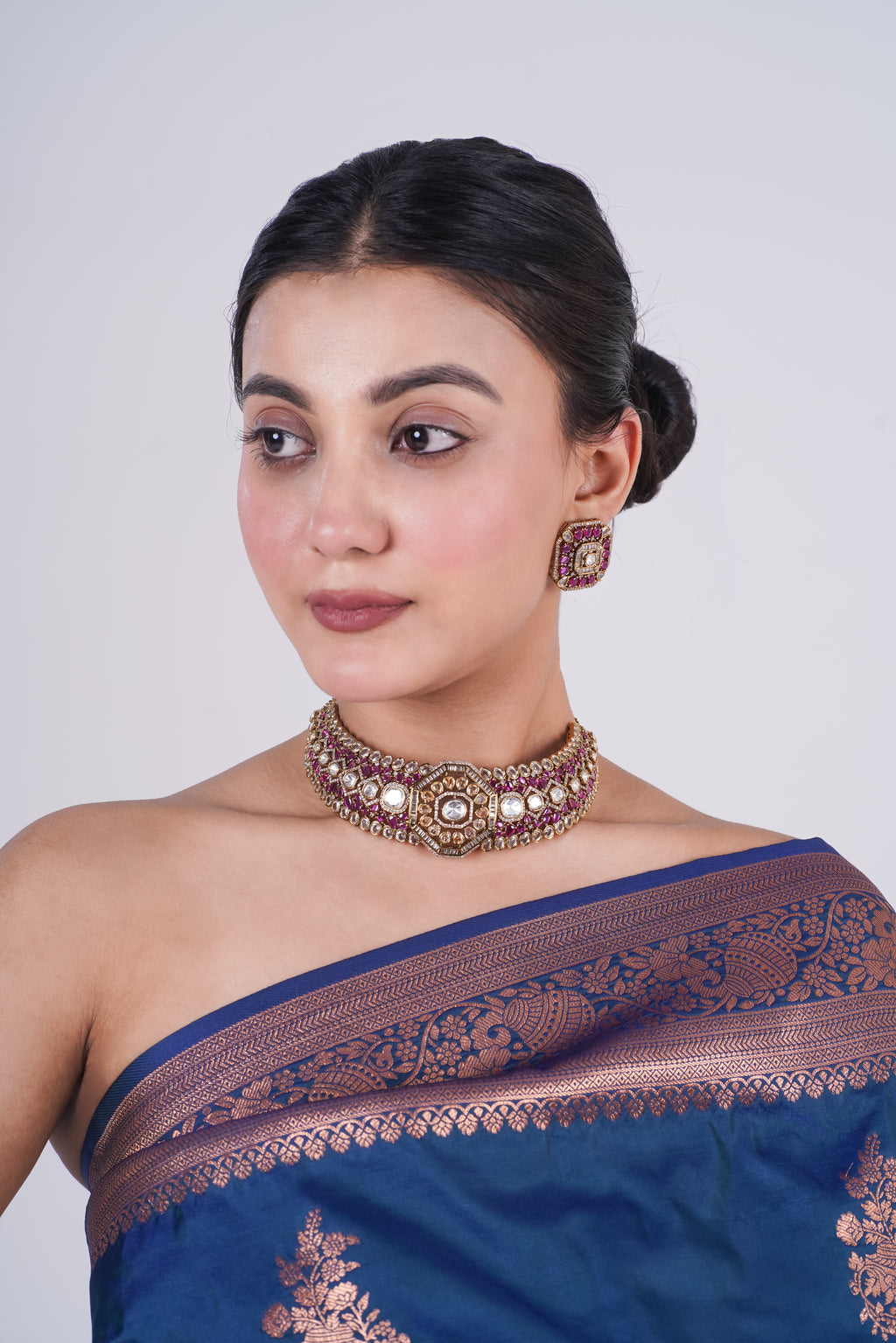 Polki Kundan Choker Set