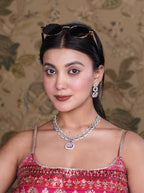 Crystal Link Necklace Set