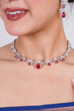 Blush Stone Necklace Set